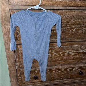 Little Sleepies Soft Blue Footie